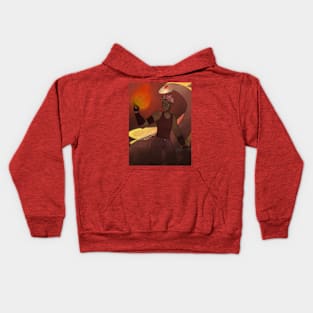 Fire Boys Kids Hoodie